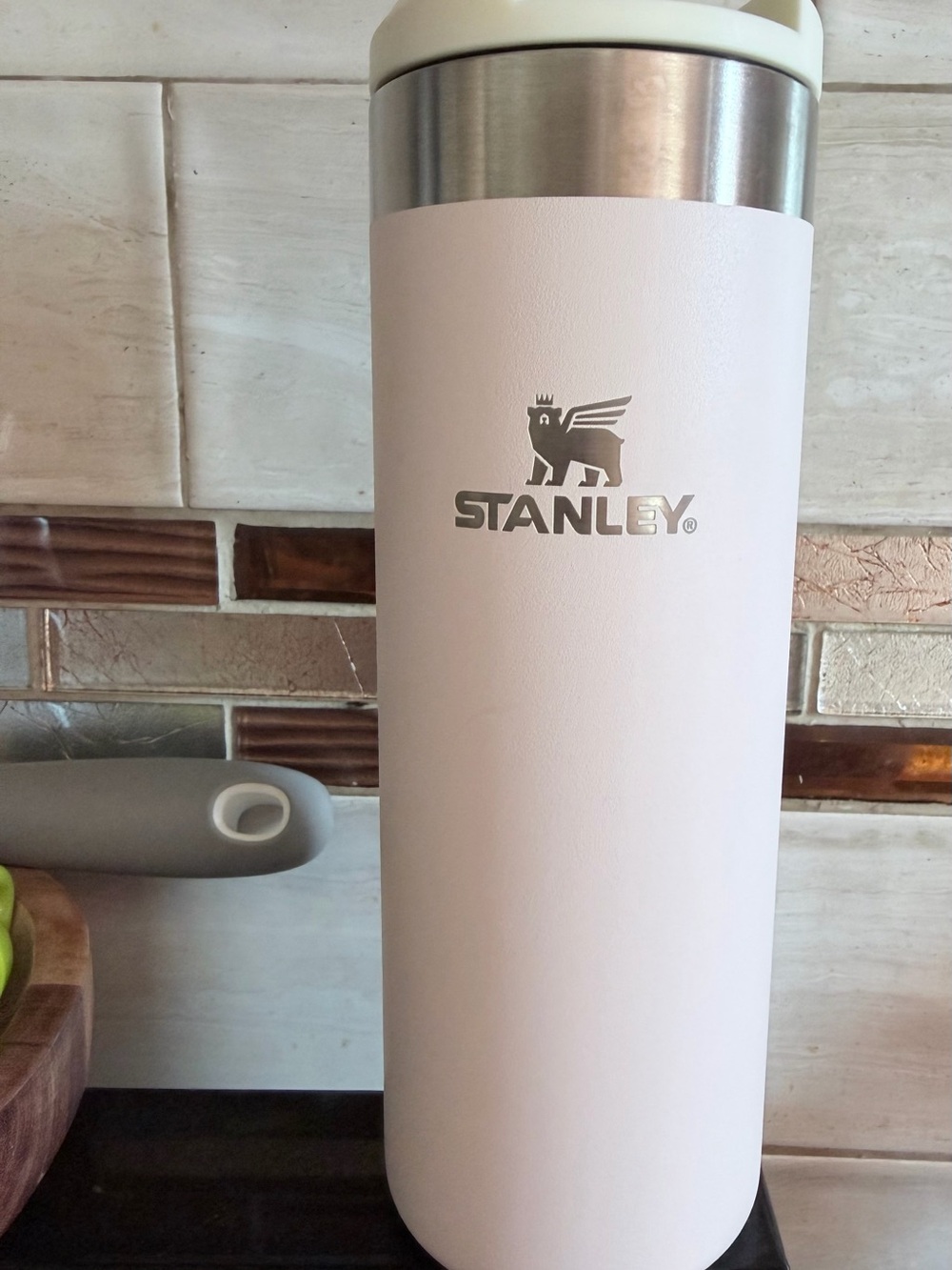 Stanley Light Pink Stainless Insulated Bottle